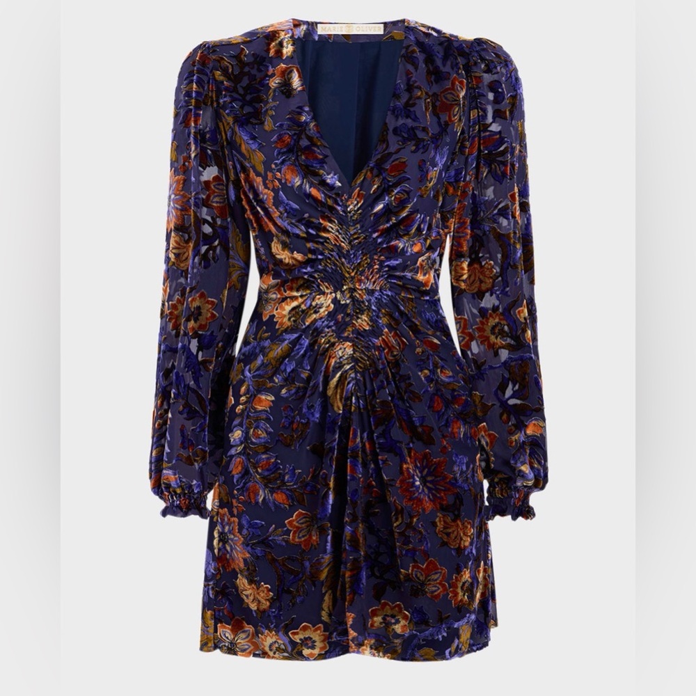Marie Oliver Eliza Velvet Dress